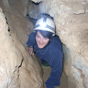 Mum in a crevice!